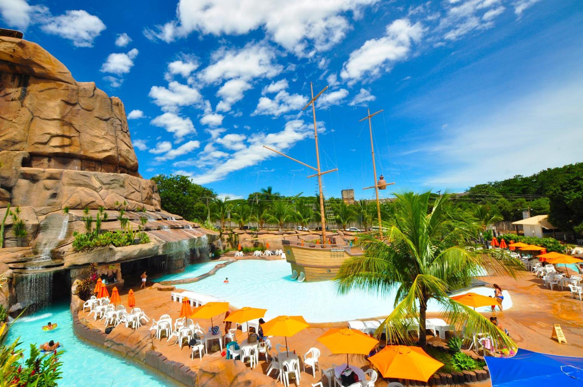Spazzio Diroma Com Acesso Ao Acqua Park, Splash E Slide Caldas Novas Exterior photo