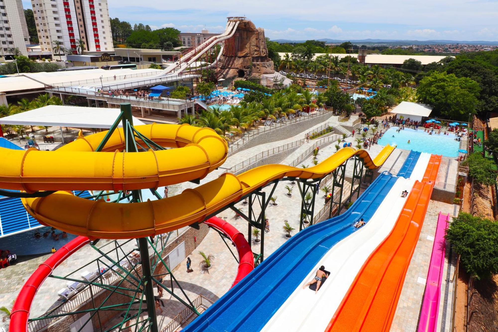 Spazzio Diroma Com Acesso Ao Acqua Park, Splash E Slide Caldas Novas Exterior photo